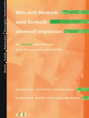 cover image of Wie sich Mensch und Technik sinnvoll ergänzen